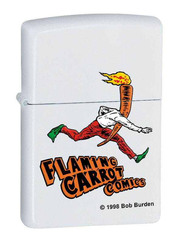 flaming carrot statue