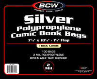Silver Thick Bag 100 pack
