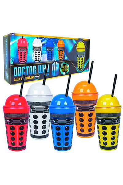 Doctor Who Dalek 16 oz Tumblers 5 Pack