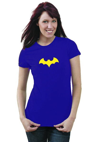 Batgirl Symbol Womens T-Shirt LG