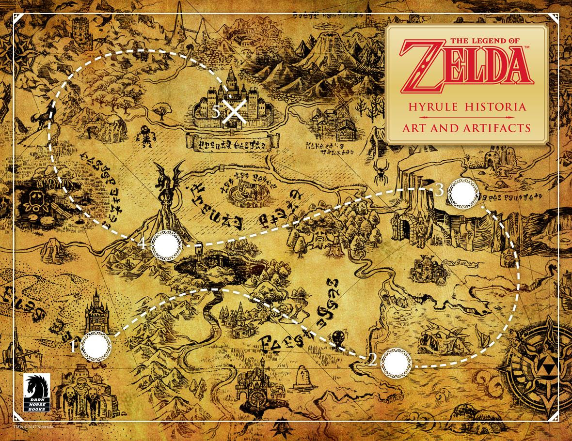 Hyrule Map: Mangás de The Legend of Zelda