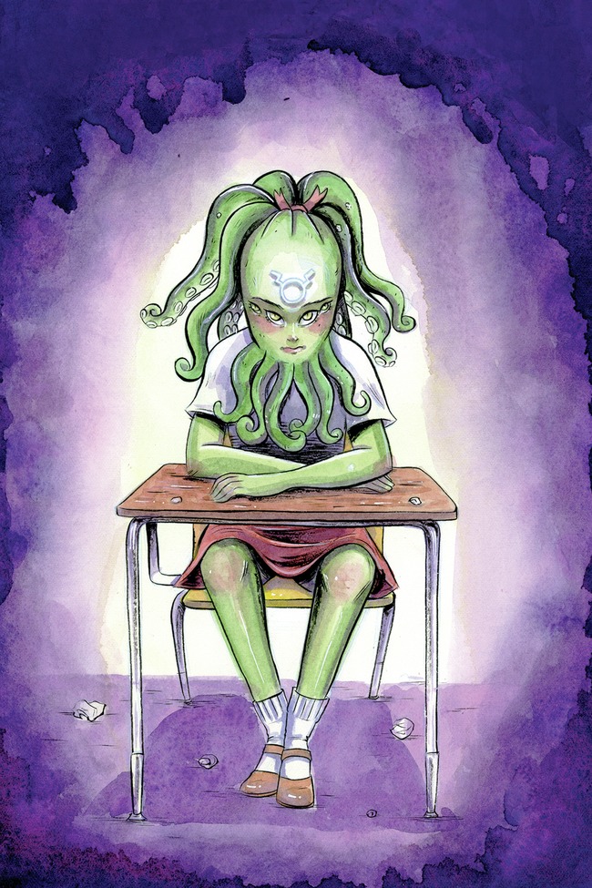 Emi Lenox cover for Black Hammer: Cthu-Louise