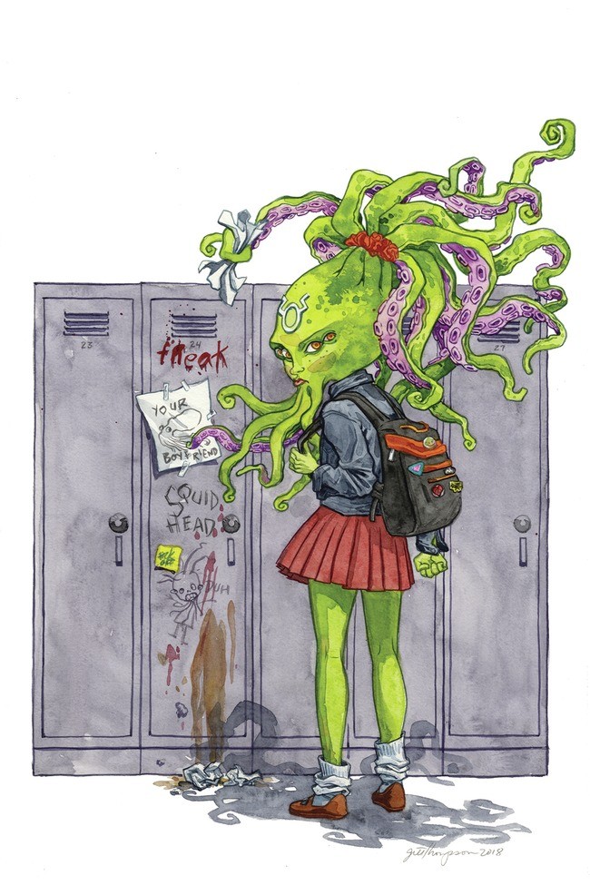 Black Hammer: Cthu-Louise Cover by Jill Thompson