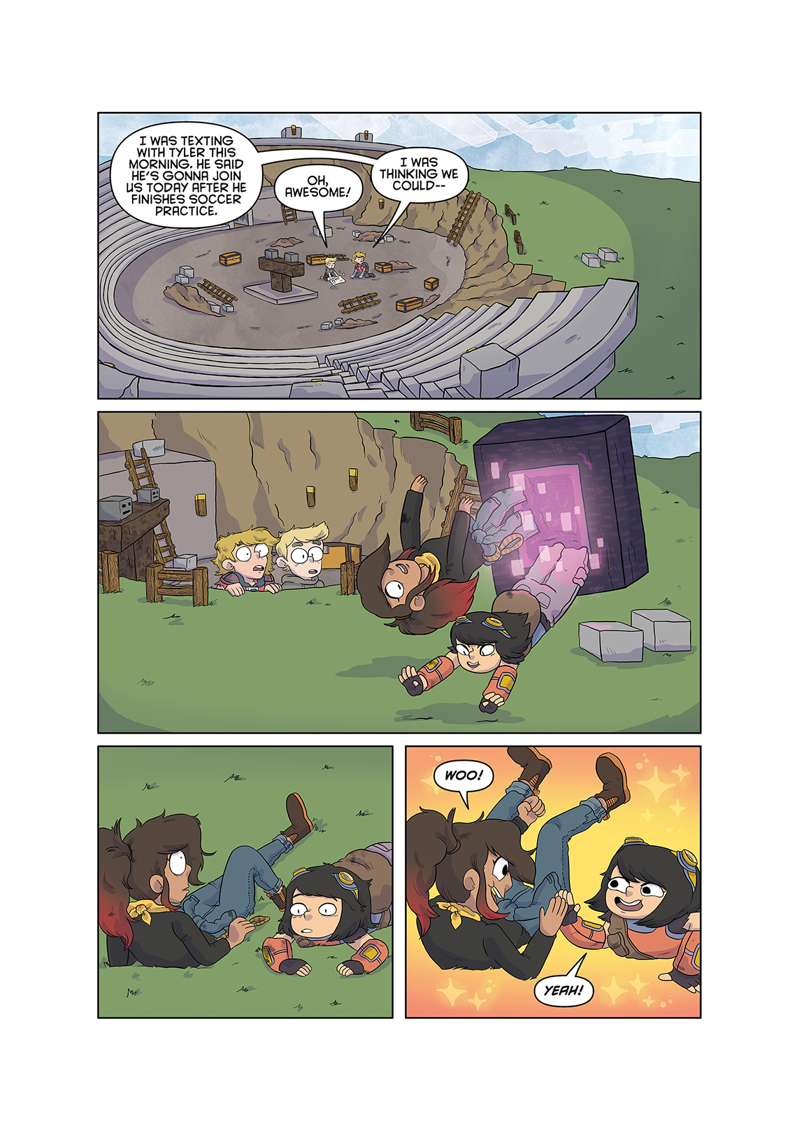 Minecraft comic