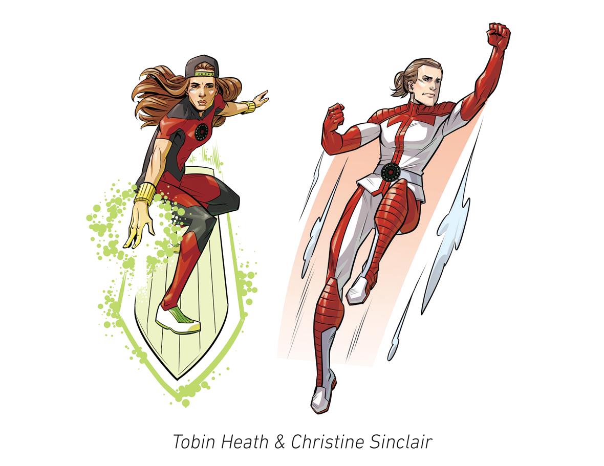 Portland Thorns Superheroes