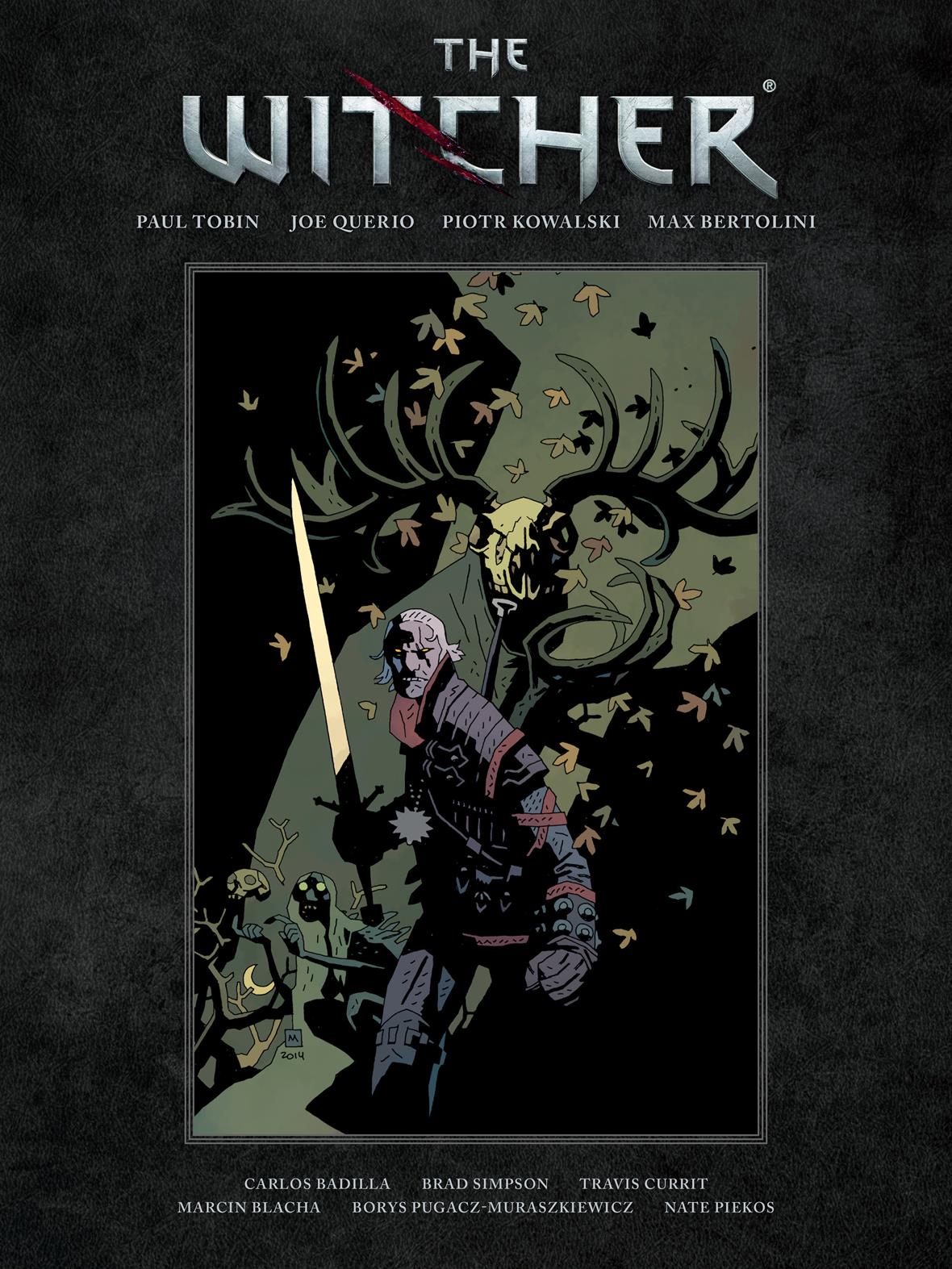 Witcher Library Edition Cover by Mike Mignola