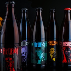 Announcing The Hellboy Collectors Boxes  from Gigantic Brewing & Dark Horse Comics 