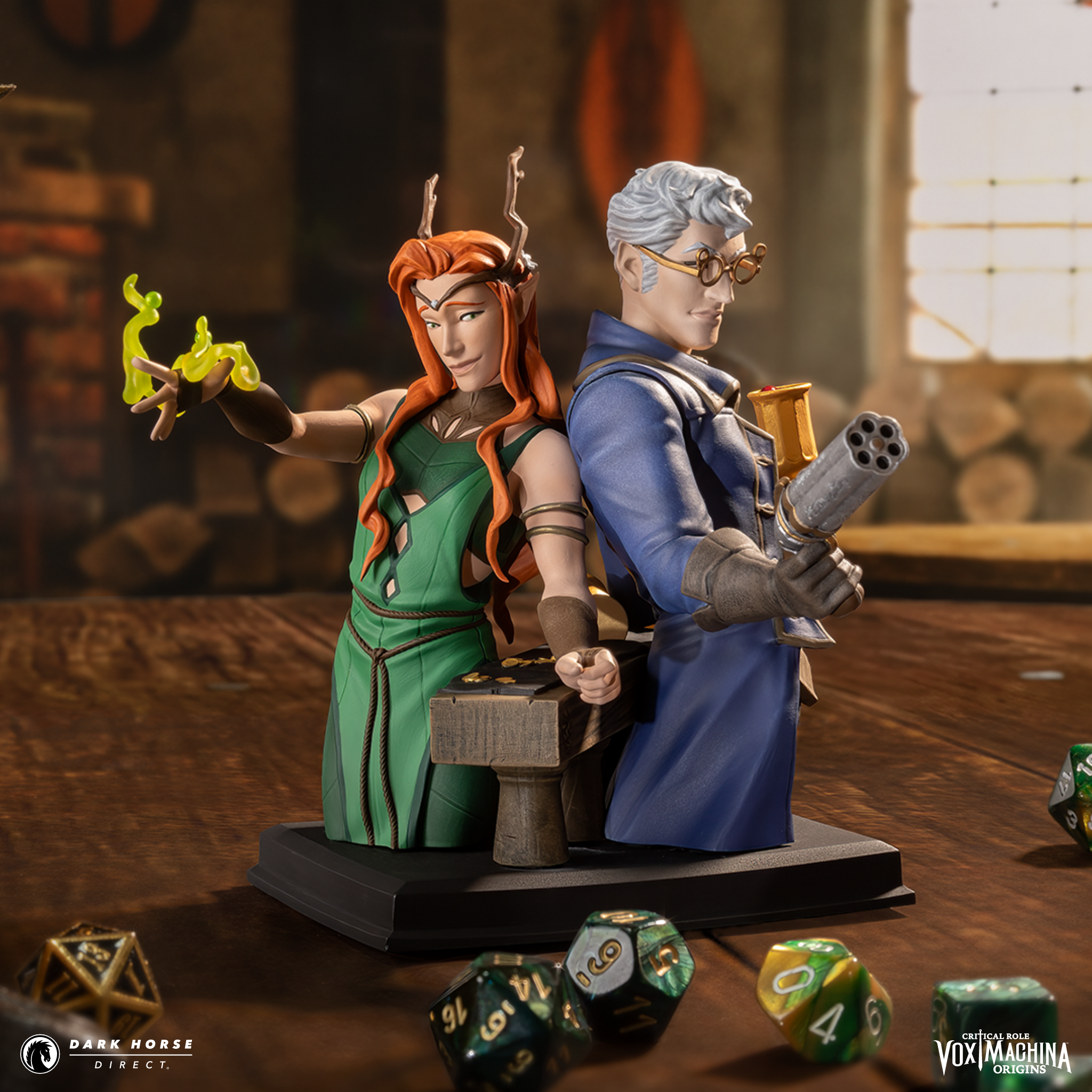 CRVM Bust Keyleth and Percy