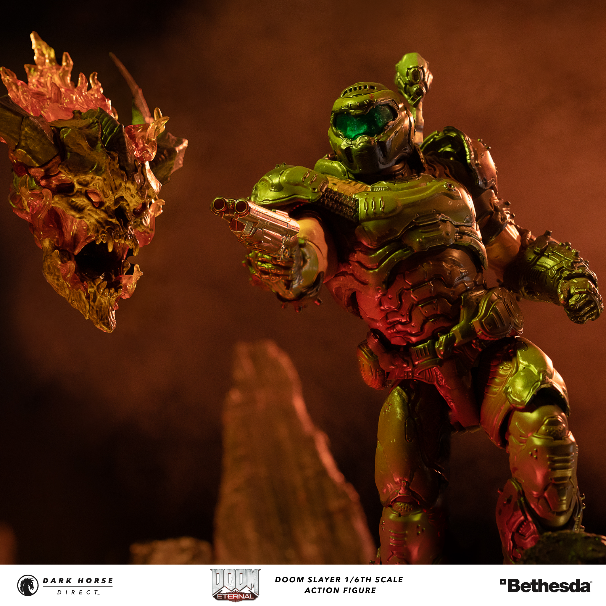 Doom Slayer Action Figure with Lost Soul