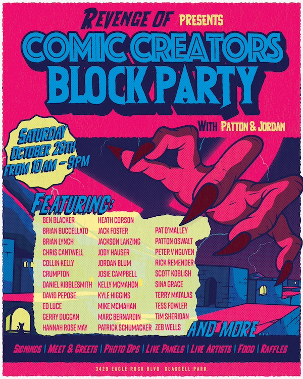Revenge Of Comic Creators Block Party 