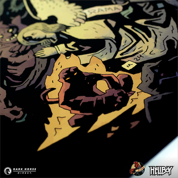  Hellboy 30th Anniversary Special Screenprint 