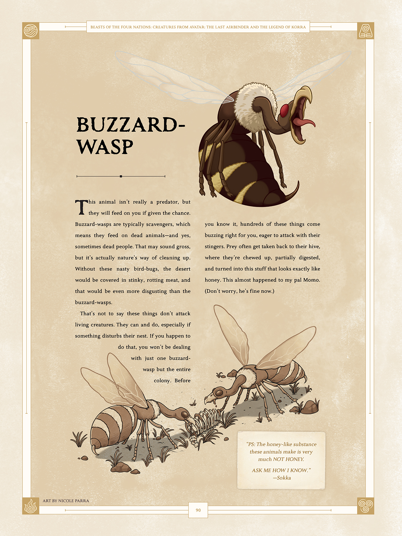 Buzzard Wasp - Art by Nicole Parra