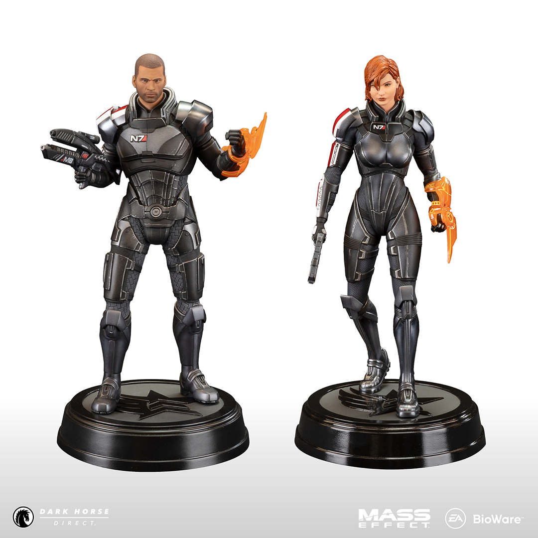 Mass Effect John and Jane Figures