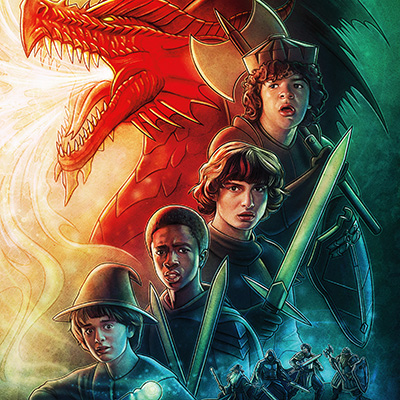 DARK HORSE BOOKS PRESENTS “STRANGER THINGS AND DUNGEONS & DRAGONS LIBRARY EDITION”