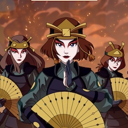 WITNESS HOW THE KYOSHI WARRIORS JOINED THE WAR AGAINST THE FIRE NATION IN THE NEW COMIC SERIES “AVATAR: THE LAST AIRBENDER—THE KYOSHI WARRIORS”