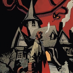 Comics Legend Mike Mignola Revisits Hellboy In Hell with French Comic Art Phenom Cyrille Pomès in Hellboy in Hell: Nothing But Blood :: Dark Horse Comics