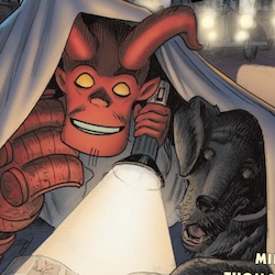 Hellboy’s Favorite Superhero Takes Center Stage in Young Hellboy: Thrilling Sky Adventures from Mike Mignola, Thomas E. Sniegoski, and Craig Rousseau :: Dark Horse Comics