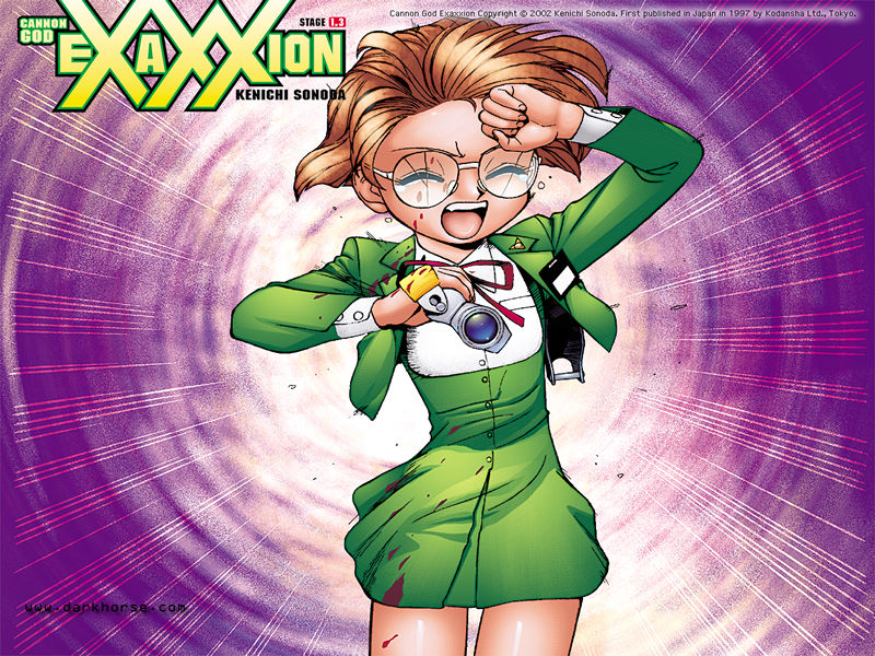 Cannon God Exaxxion Desktops Dark Horse Comics