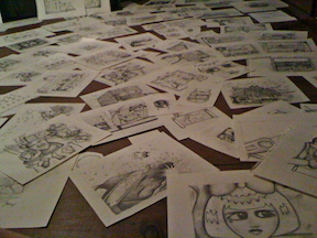 Evelyn Evelyn Pencil Drawings