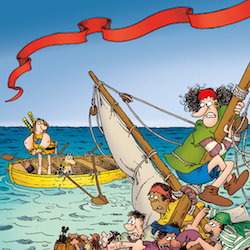 NYCC 2014 Announce: Evanier and Aragons Deliver Groo: Friends and Foes!