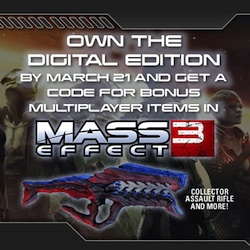 BioWare and Dark Horse Announce a Mass Effect Code Promo